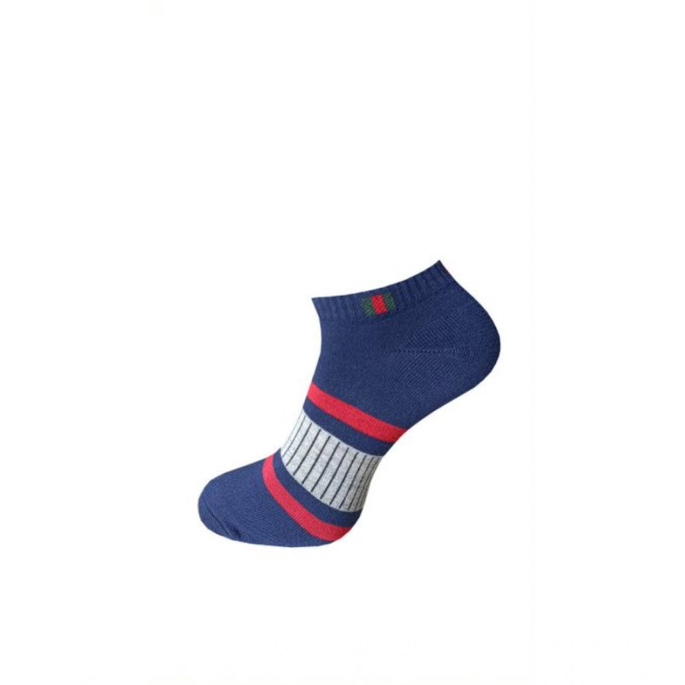Generic 3_Pair Set Unisex Casual Cotton Printed Ankle Length Socks (Multicolor)