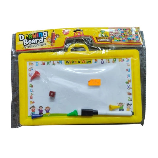 Pack Of_2 2in 1 Slate With Snake Ladder Game | Plastic | Educational Toys| 3+ Years