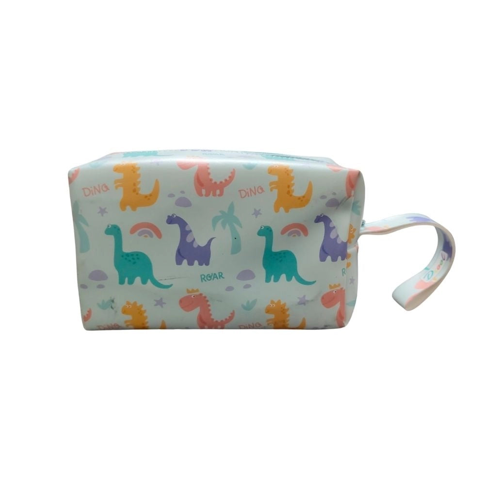 Pouch - Dinosaur Theme | Canvas | Stationery | 3+ Years