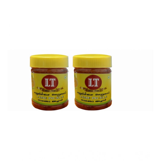 Generic Pack of_2 500GM LT Lemon Pickle Traditional Digestive Side Dish (Red)