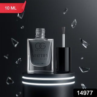 Og Beauty Calm Grey Mattify Nail Paint (10 Ml 1 Pc)