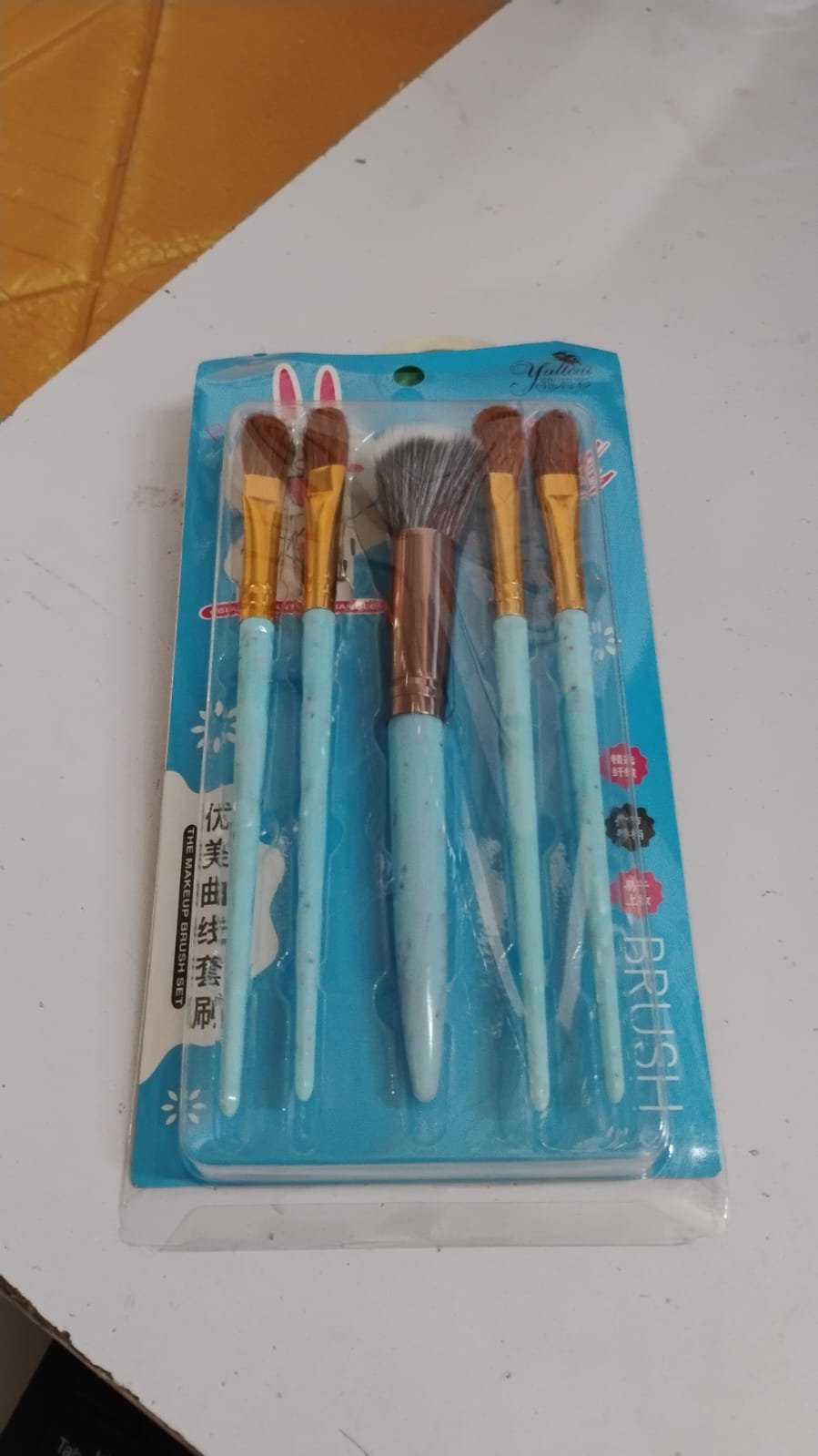 5pc Makeup Brush Tools Kit (5 Pcs Set Mix Color)