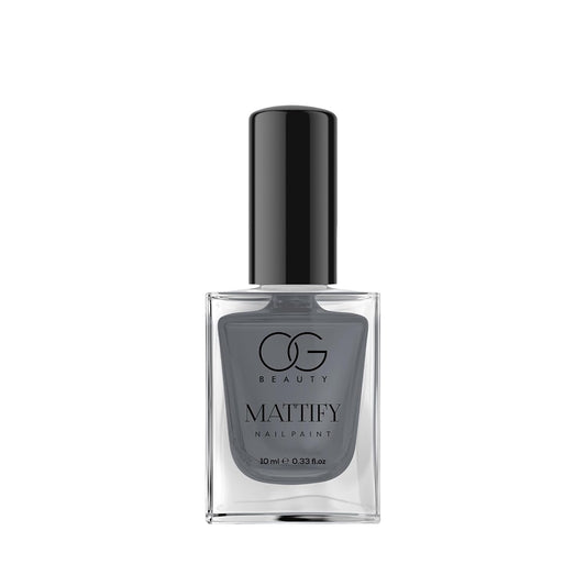Og Beauty Calm Grey Mattify Nail Paint (10 Ml 1 Pc)