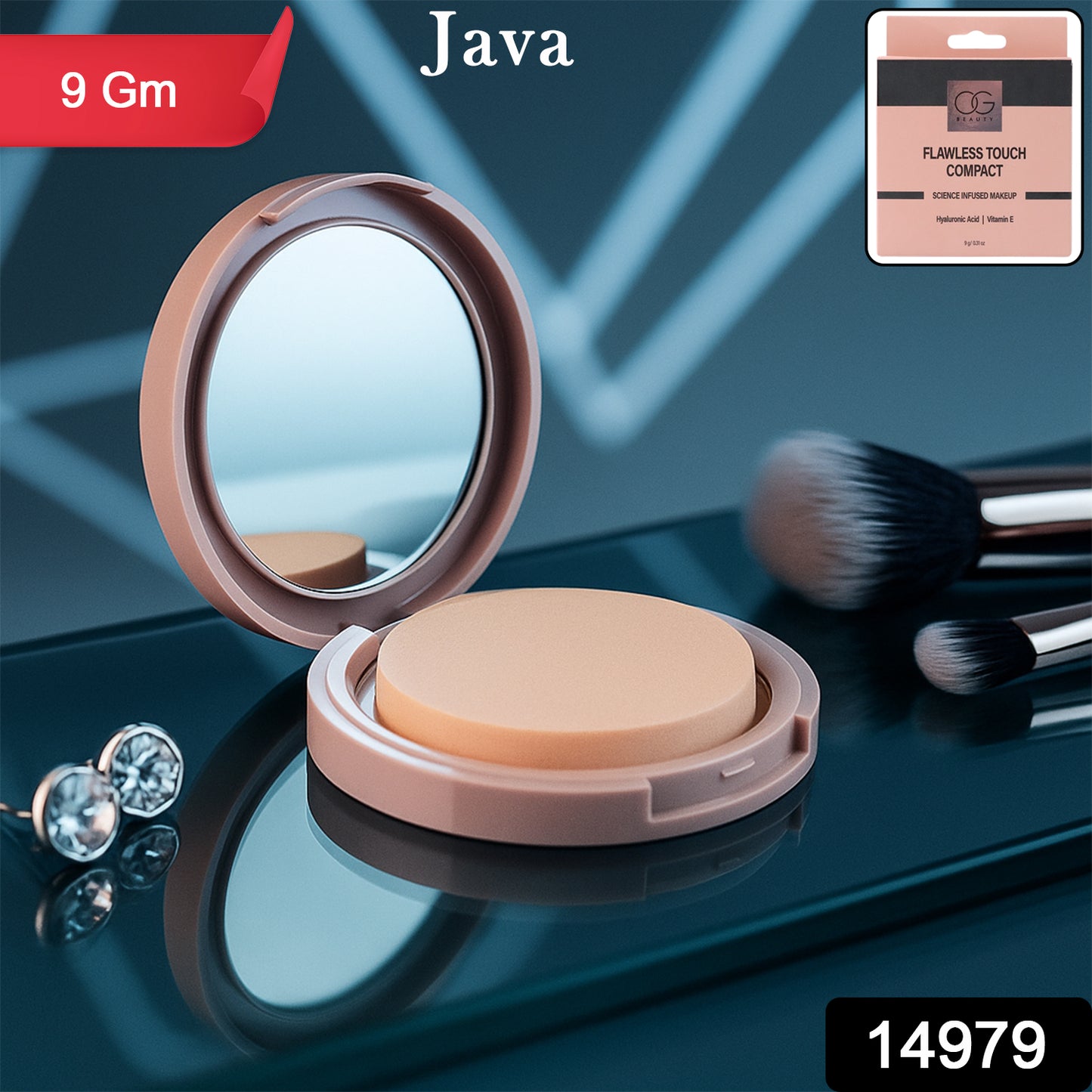 Og Beauty Java Flawless Touch Compact Powder (9 Gm 1 Pc)