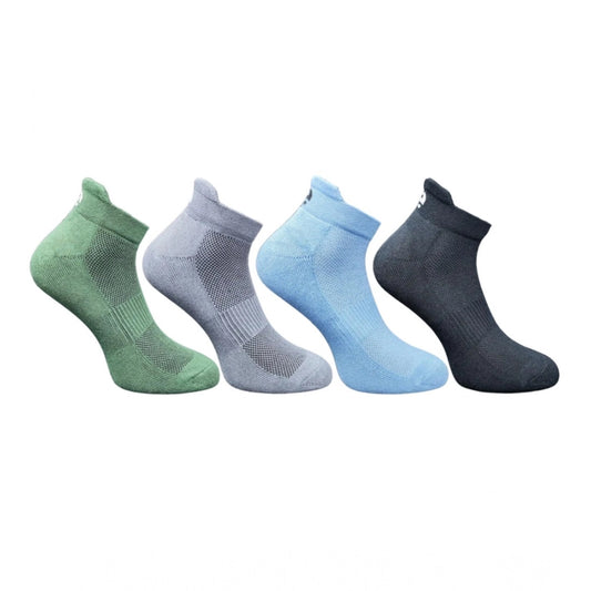Generic 4_Pair Set Unisex Casual Bamboo Cotton Printed Ankle Length Socks (Multicolor)
