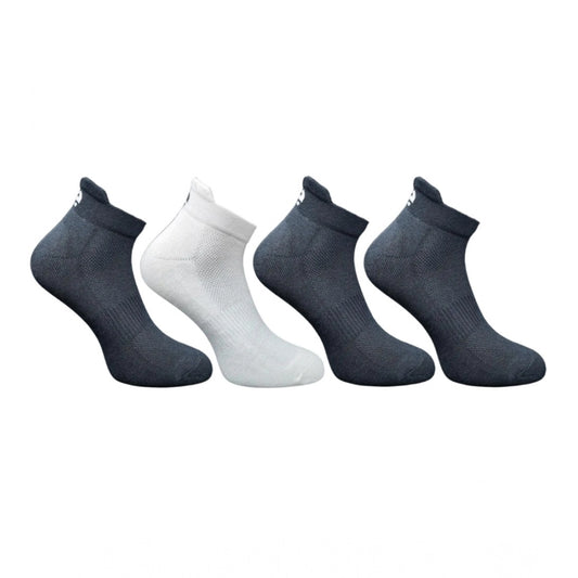 Generic 4_Pair Set Unisex Casual Bamboo Cotton Printed Ankle Length Socks (Multicolor)