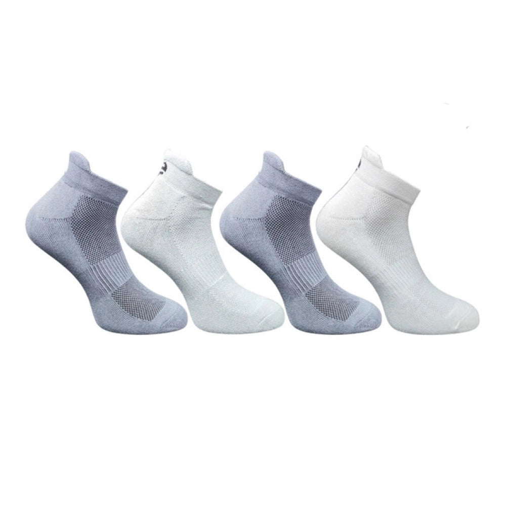 Generic 4_Pair Set Unisex Casual Bamboo Cotton Printed Ankle Length Socks (Multicolor)