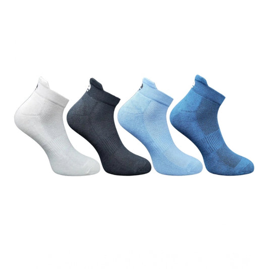 Generic 4_Pair Set Unisex Casual Bamboo Cotton Printed Ankle Length Socks (Multicolor)