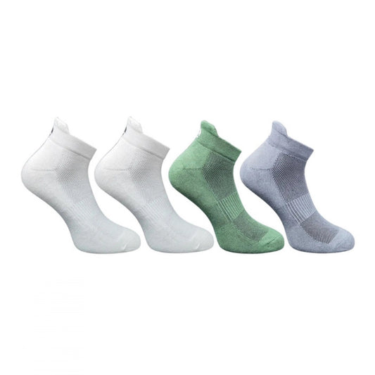 Generic 4_Pair Set Unisex Casual Bamboo Cotton Printed Ankle Length Socks (Multicolor)