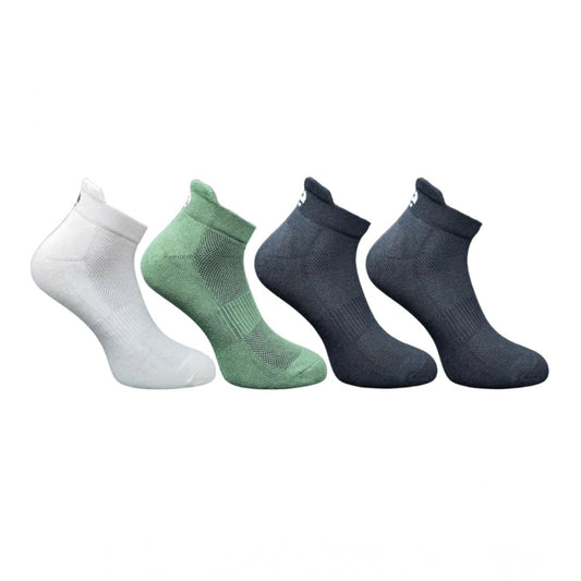 Generic 4_Pair Set Unisex Casual Bamboo Cotton Printed Ankle Length Socks (Multicolor)