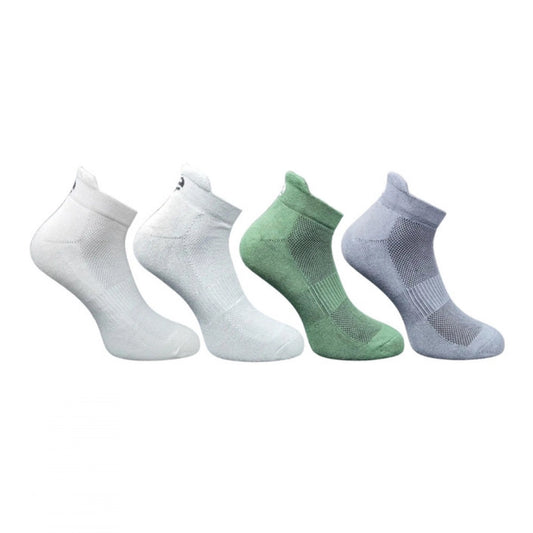 Generic 4_Pair Set Unisex Casual Bamboo Cotton Printed Ankle Length Socks (Multicolor)
