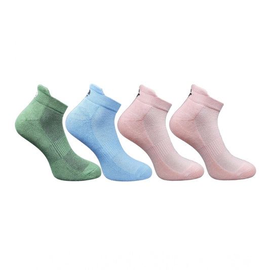 Generic 4_Pair Set Unisex Casual Bamboo Cotton Printed Ankle Length Socks (Multicolor)