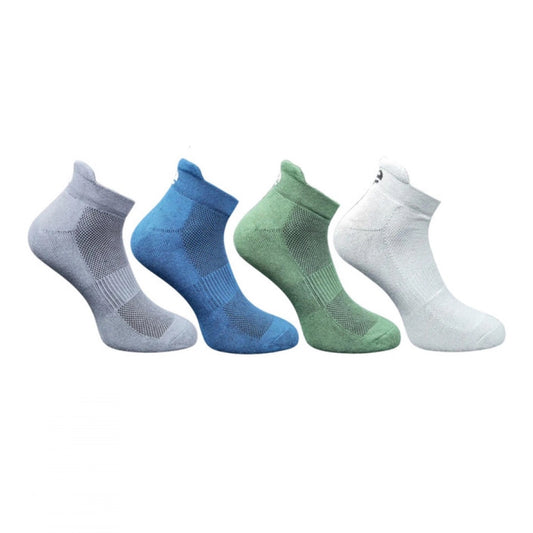 Generic 4_Pair Set Unisex Casual Bamboo Cotton Printed Ankle Length Socks (Multicolor)