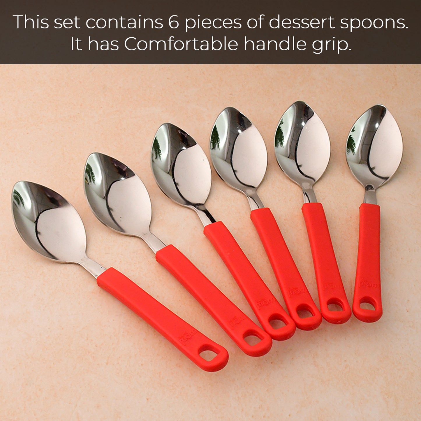 Supermom Premium Stainless Steel Table Spoon (6 Pc Set)