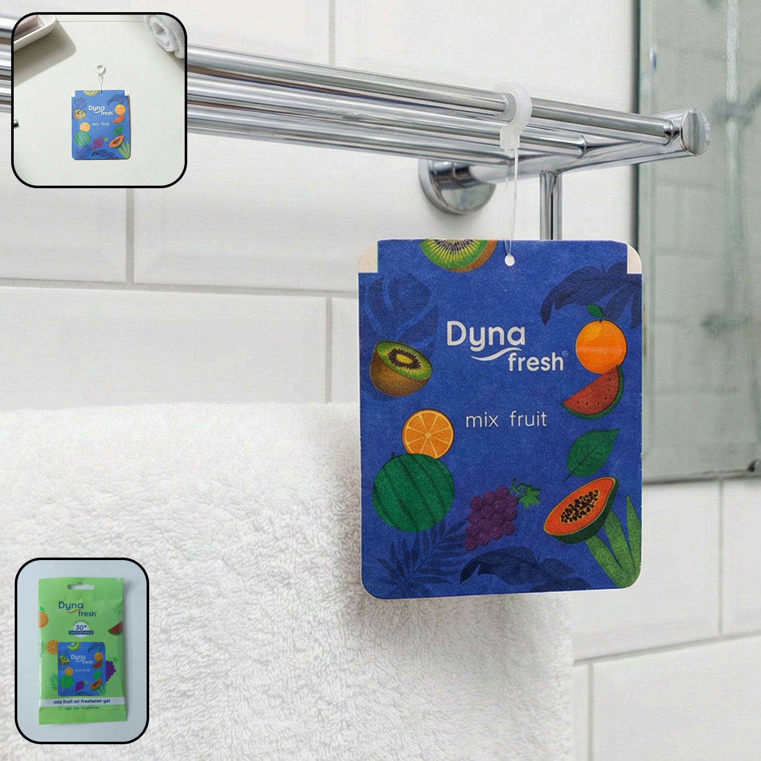 Mix Fruit Hanging Air Freshener Gel (1 Pc, 10gm)