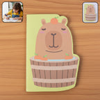 Cute animal shape kids study notebook