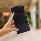 Slim multi-card wallet for organized storage
