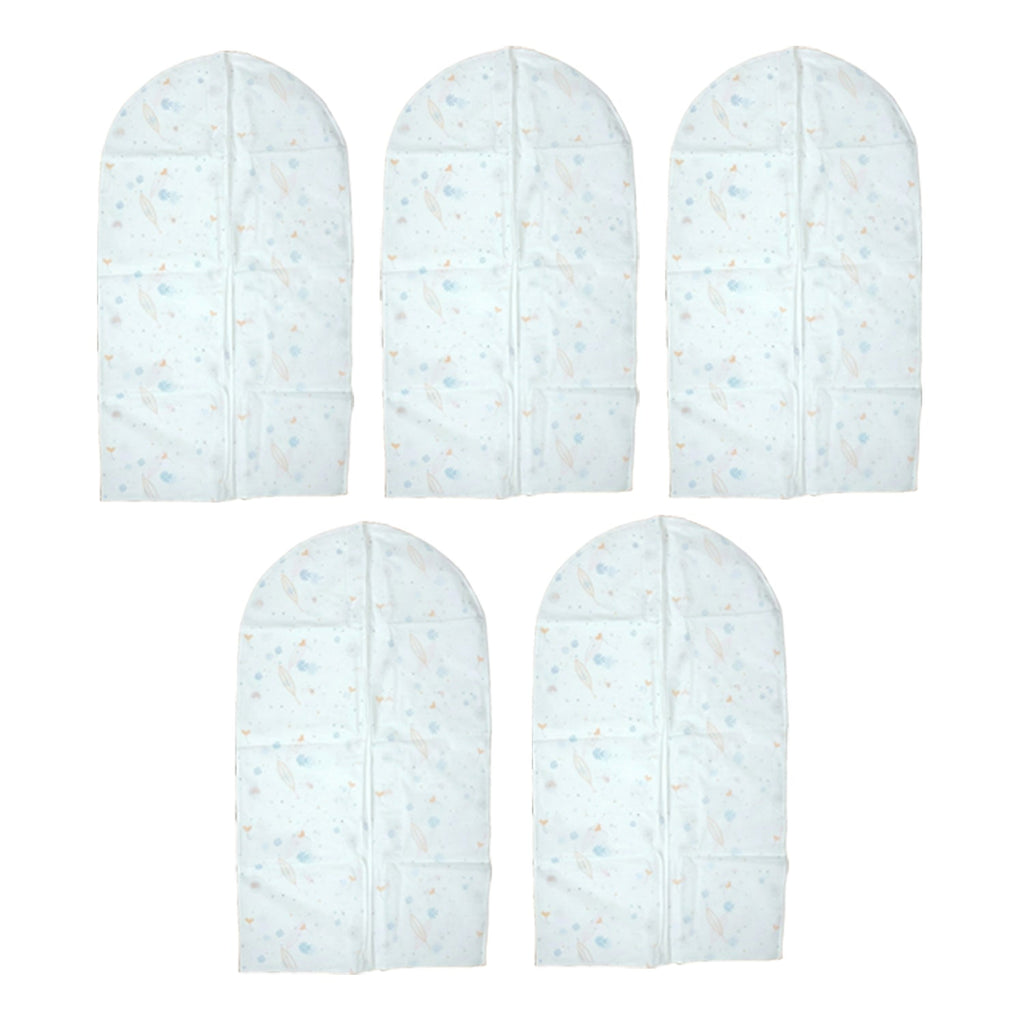 Pack of 5 Hanging Garment Cover Bags (60 × 100 cm)