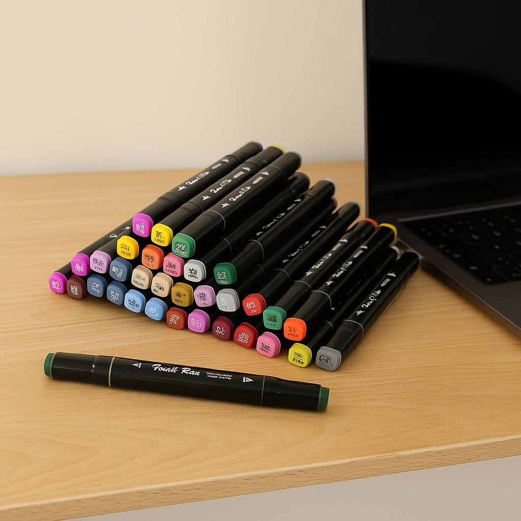 Dual-Tip Sketch Markers Set (48 Pc)