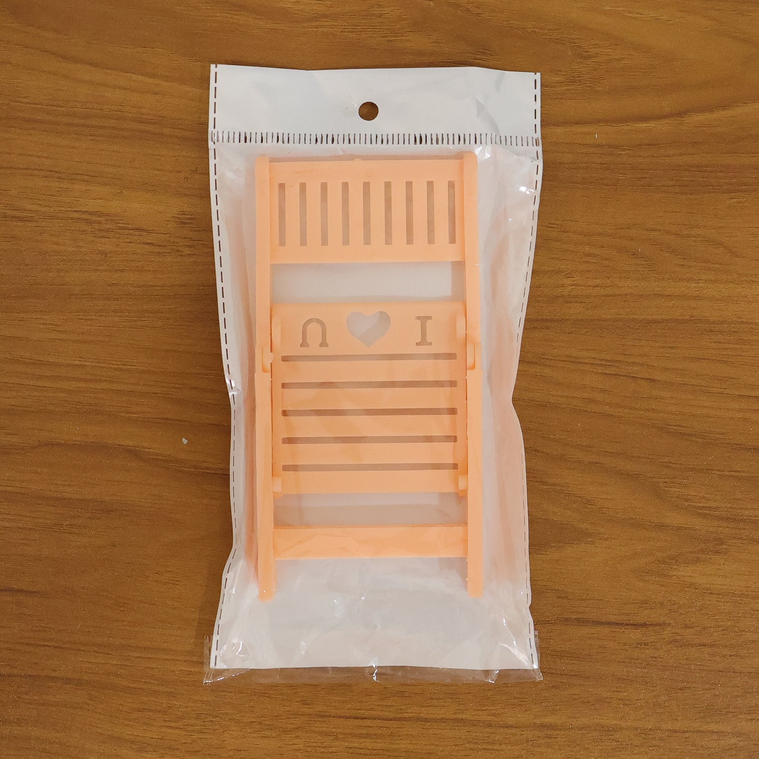 Mini Chair Shape Mobile Stand Holder (1 Pc / Peach Color)