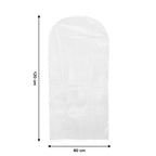 Pack of 5 Hanging Garment Cover Bags for Wardrobe (60 × 120 cm)