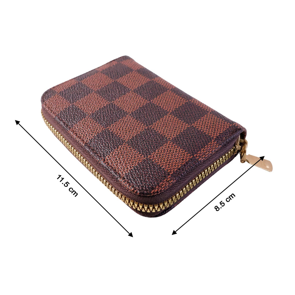 Zip Card Holder Wallet – Multi Card Organizer Case (1 Pc)