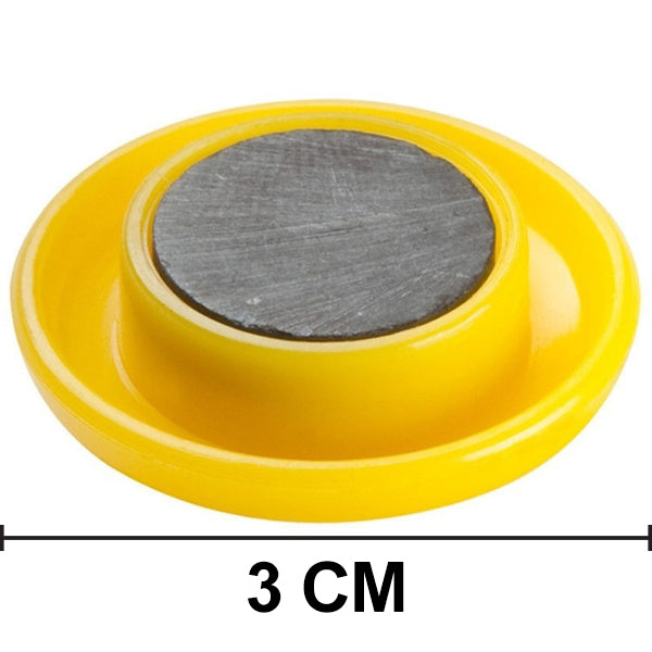 Durable Magnetic Button Set for Kids’ Experiments (10 Pc, Round Shape)