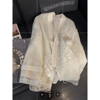 New Chinese-style Heavy Embroidery Shirt Womens Traditional Chinese-style Top
