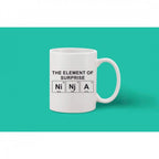 Generic Printed Ceramic Coffee Mug - 1 Pieces, White, 11oz