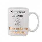 Generic Printed Ceramic Coffee Mug - 1 Pieces, White, 11oz