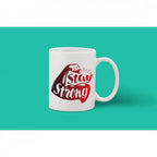 Generic Printed Ceramic Coffee Mug - 1 Pieces, White, 11oz