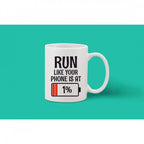 Generic Printed Ceramic Coffee Mug - 1 Pieces, White, 11oz