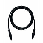 Generic Supreme Quality Digital Optic Fibre Cable 1.5 Yards, Transmission Bandwidth up to 250Mb_s (Black)