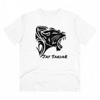 Generic Men's PC Cotton Jay Sardar Printed T Shirt (Color: White, Thread Count: 180GSM)