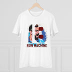 Generic Men's PC Cotton Cricket Design Printed T Shirt (Color: White, Thread Count: 180GSM)