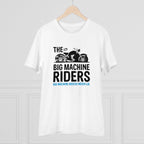 Generic Men's PC Cotton Bike Ride Design Printed T Shirt (Color: White, Thread Count: 180GSM)