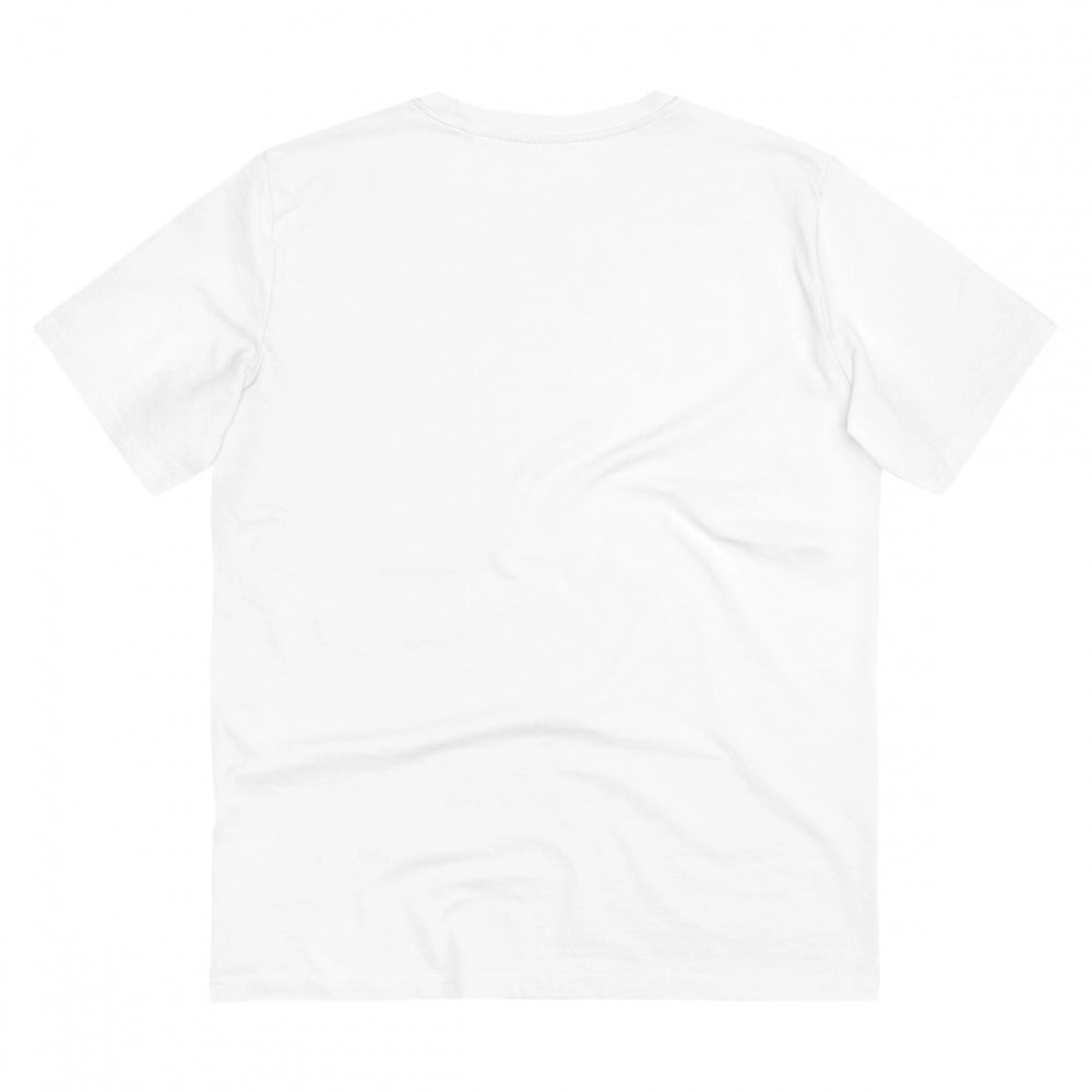 Generic Men's PC Cotton Patel Printed T Shirt (Color: White, Thread Count: 180GSM)