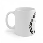 Generic Ceramic 1st Anniversary Printed Coffee Mug (Color: White, Capacity:330ml)