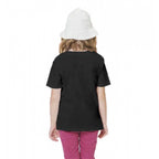 Generic Girls Cotton Rowdy Baby Half Sleeve TShirt (Black)