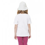 Generic Girls Cotton Baby Shark Half Sleeve TShirt (White)