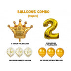 Generic 2Nd Birthday Decoration Items For Boys Or Girls (Golden)
