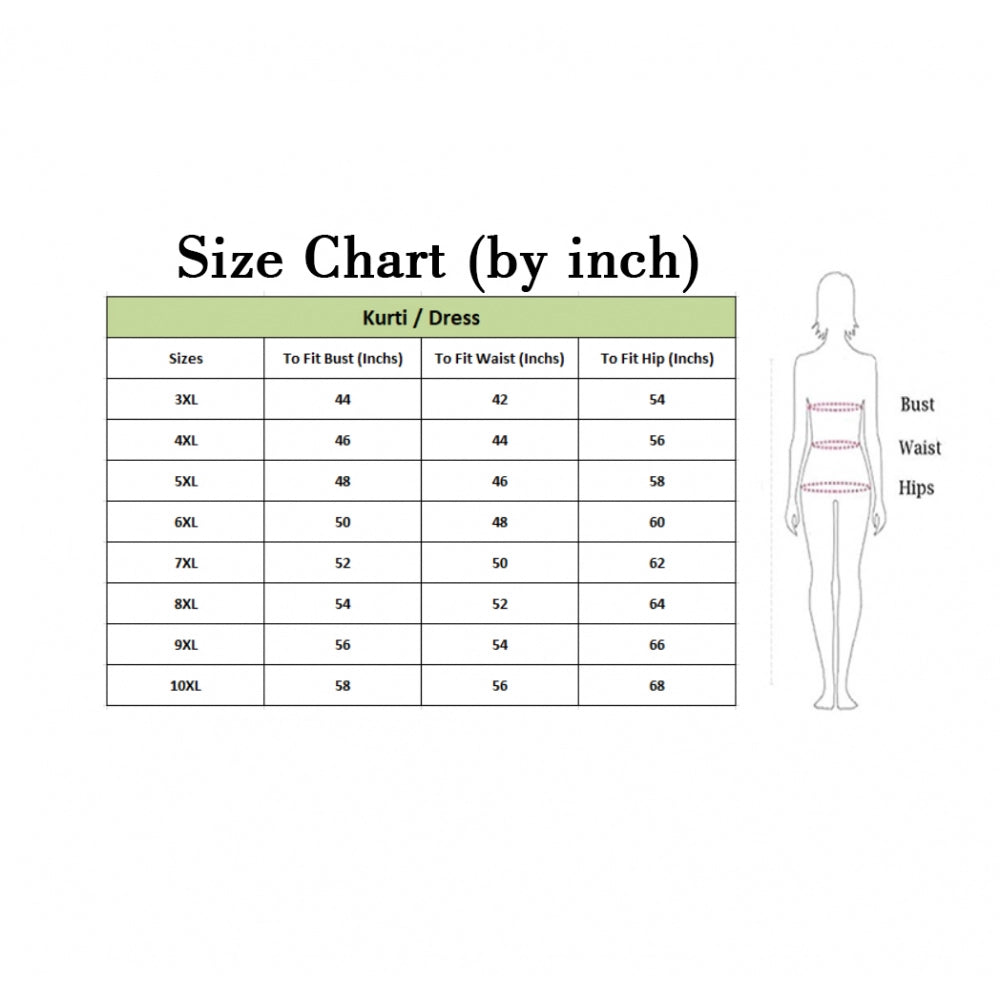 Generic Women's Fit And Flare Green Dress (Color:Multicolor, Material:Polyester)
