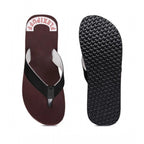 Generic Unisex Rubber Comfortable Orthopedic Doctor Slipper and Flip Flops (Maroon)