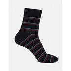 Generic 5 Pairs Men's Casual Cotton Blended Printed Mid-Calf length Socks (Assorted)