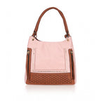Generic Women's Faux Leather Printed Tote Bag (Pink)