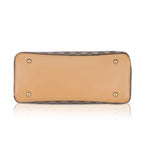 Generic Women's Faux Leather Printed Handbag (Camel)