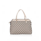 Generic Women's Faux Leather Printed Handbag (Beige)