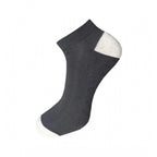 Generic 3_Pair Set Unisex Casual Cotton Solid Ankle Length Socks (Multicolor)
