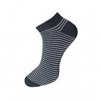 Generic 3_Pair Set Unisex Casual Cotton Striped Ankle Length Socks (Multicolor)