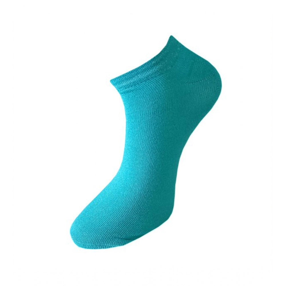 Generic 3_Pair Set Unisex Casual Cotton Solid Ankle Length Socks (Multicolor)
